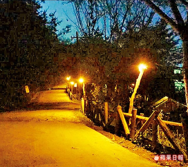 壹光科技无蓝害烛光OLED路灯点亮台湾司马库斯部落